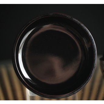 堆朱楊成 菊桐 彫漆堆漆棗　Q280 