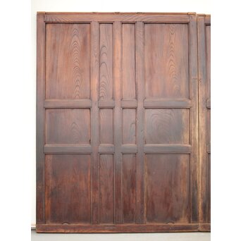 総欅唐戸 2枚1組　W042YD 