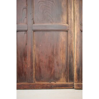 総欅唐戸 2枚1組　W042YD 