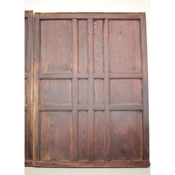 総欅唐戸 2枚1組　W042YD 