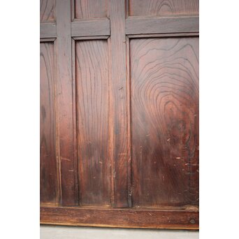 総欅唐戸 2枚1組　W042YD 