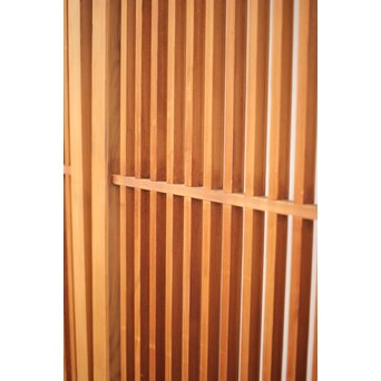 白木面取格子戸 2枚1組　L1051 