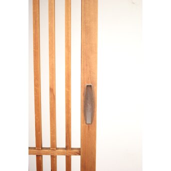 白木面取格子戸 2枚1組　L1051 