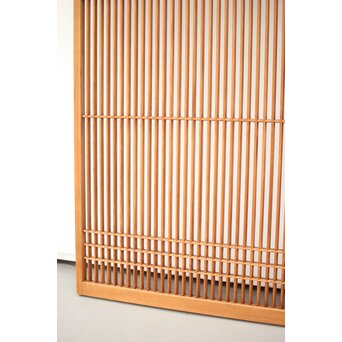 白木面取格子戸 2枚1組　L1051 