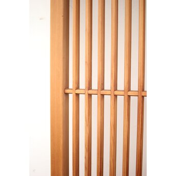 白木面取格子戸 2枚1組　L1051 