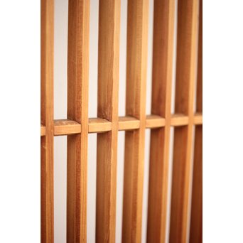 白木面取格子戸 2枚1組　L1051 