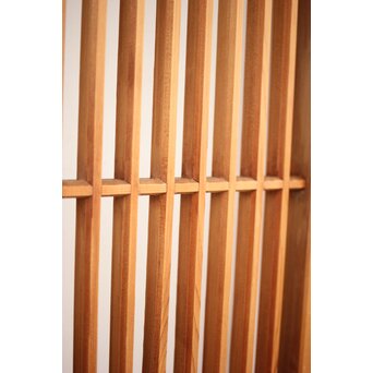 白木面取格子戸 2枚1組　L1051 