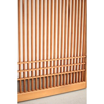 白木面取格子戸 2枚1組　L1051 