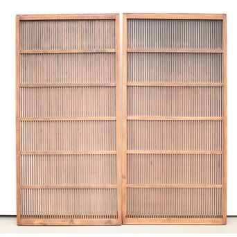 一貫格子戸 2枚1組　L1052 背面