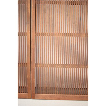 一貫格子戸 2枚1組　L1052 足元まで格子が通っているタイプ　意外と少なくすっきりとしています