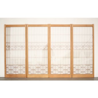 白木桐組子書院 4枚1組　R0120 