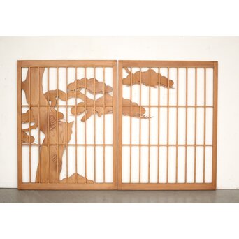 松の障子書院 2枚1組　R0121 