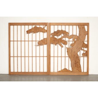 松の障子書院 2枚1組　R0121