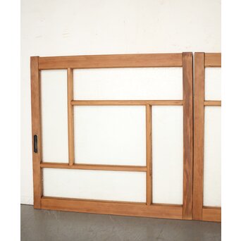 卍デザインにかわガラス小窓 2枚1組　GD0069 