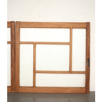 卍デザインにかわガラス小窓 2枚1組　GD0069 