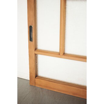 卍デザインにかわガラス小窓 2枚1組　GD0069 