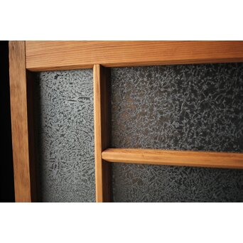 卍デザインにかわガラス小窓 2枚1組　GD0069 