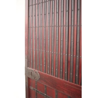 巾着金具 総欅格子蔵戸　W043Y 