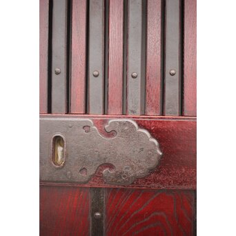 巾着金具 総欅格子蔵戸　W043Y 