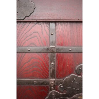 巾着金具 総欅格子蔵戸　W043Y 