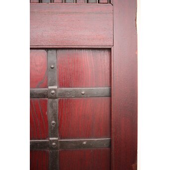 巾着金具 総欅格子蔵戸　W043Y 