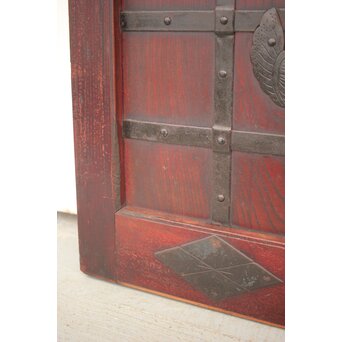 巾着金具 総欅格子蔵戸　W043Y 