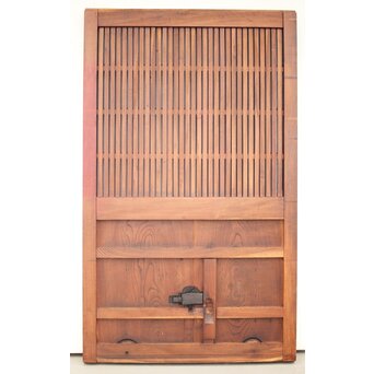 巾着金具 総欅格子蔵戸　W043Y 