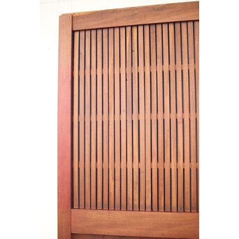 巾着金具 総欅格子蔵戸　W043Y 