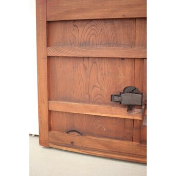 巾着金具 総欅格子蔵戸　W043Y 