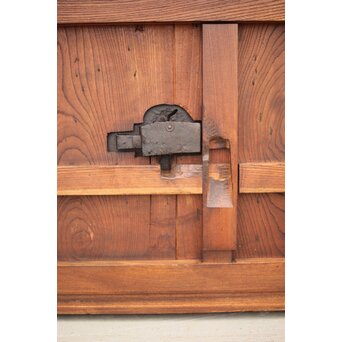 巾着金具 総欅格子蔵戸　W043Y 