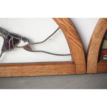 ステンドガラス 2枚1組　GD0072Y 