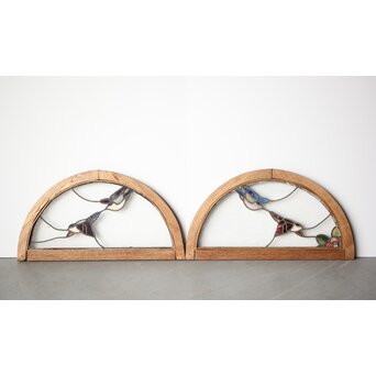 ステンドガラス 2枚1組　GD0072Y 