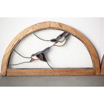 ステンドガラス 2枚1組　GD0072Y 