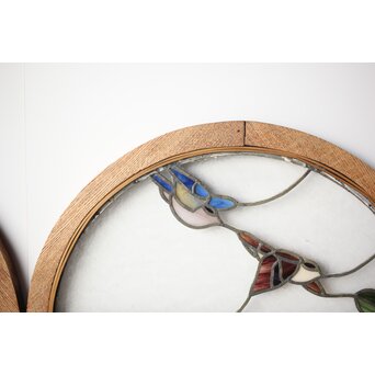 ステンドガラス 2枚1組　GD0072Y 