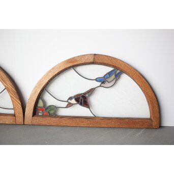 ステンドガラス 2枚1組　GD0072Y 