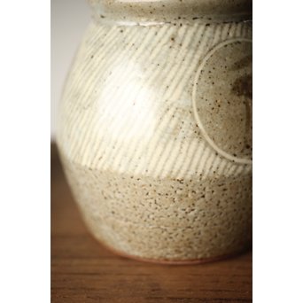 人間国宝 島岡達三 益子象嵌縄文 急須/汲出/湯呑/茶器揃　P263 