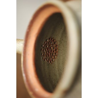 人間国宝 島岡達三 益子象嵌縄文 急須/汲出/湯呑/茶器揃　P263 