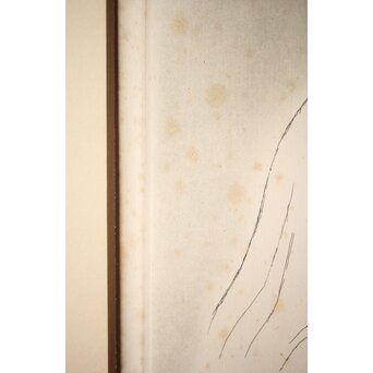 舟越保武 婦人像 エッチング/リトグラフ 額装　Z262 