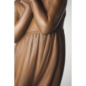 加藤豊 ブロンズ 少女像 銅像　M274 