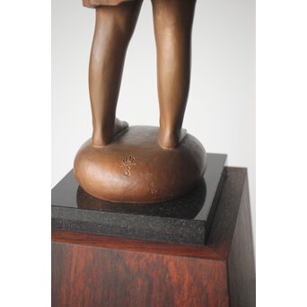 加藤豊 ブロンズ 少女像 銅像　M274 