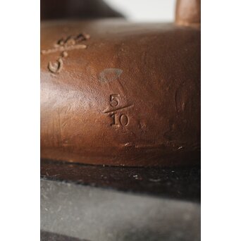 加藤豊 ブロンズ 少女像 銅像　M274 