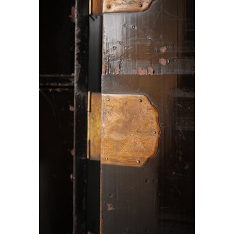 鍍金金具 寺什器 収納箪笥　C406 