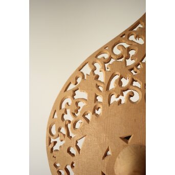 松下武雄作 観音立像 仏教美術彩色木彫　X310 