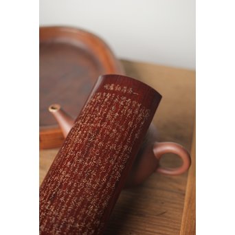 島田美晴 細密釘彫 茶合 小林一茶 勧農詞　U257 