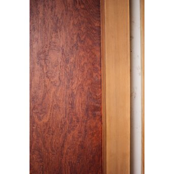 マホガニー玉杢/泡杢 一枚板欄間 4枚1組　R0124Y 