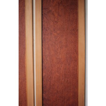 マホガニー玉杢/泡杢 一枚板欄間 4枚1組　R0124Y 