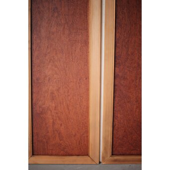 マホガニー玉杢/泡杢 一枚板欄間 4枚1組　R0124Y 