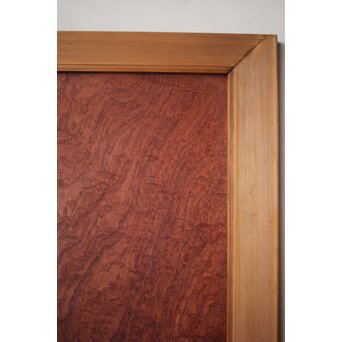 マホガニー玉杢/泡杢 一枚板欄間 4枚1組　R0124Y 