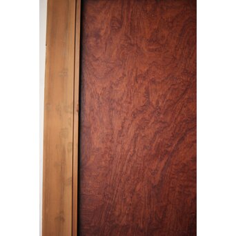 マホガニー玉杢/泡杢 一枚板欄間 4枚1組　R0124Y 