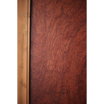 マホガニー玉杢/泡杢 一枚板欄間 4枚1組　R0124Y 